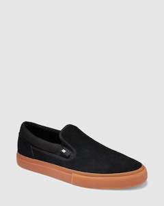 Dc Shoes: Dc Shoes Manual LE Slip On Black/Gum