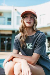 EVE GIRL Aths Tee Charcoal