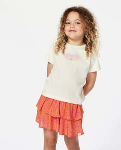 Ripcurl: Rip Curl Sunkissed Dreams Art Tee White Mermaid 1-8 Years