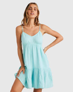 Billabong Wave After Wave Mini Dress High Tide Blue