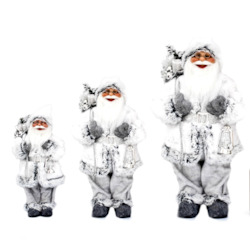 Soft Silver Santa Collection