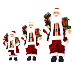 Traditional Red Santas