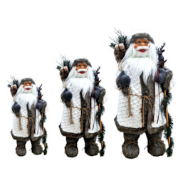 Rustic Santas