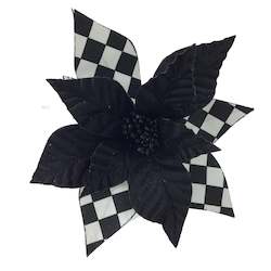 Black & White Poinsettia