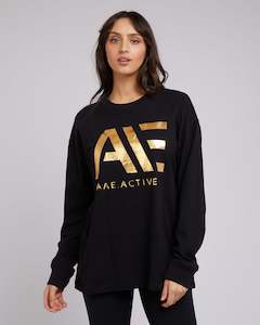 Clothing accessory: BASE LONG SLEEVE TEE // BLACK