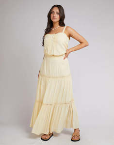 Clothing accessory: Denver Maxi Skirt - Yellow