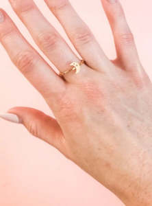 Clothing accessory: Moon & Stars Ring