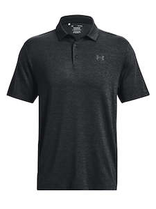 2024 Under Armour Men's Playoff Polo 3.0 - Black/Jet Gray/Black