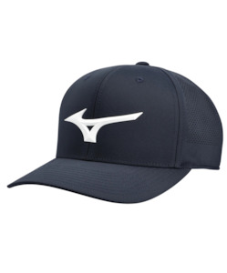 2025 Mizuno Tour Vent Snapback Cap - Navy/White