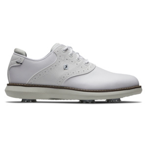 2024 FootJoy Junior Boy's Tradition Golf Shoes - White