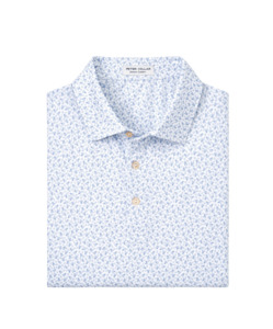 2024 Peter Millar Men's Birdie Time Polo - White