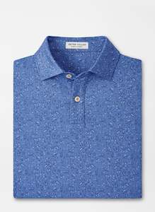 Golf course or practice range: 2023 Peter Millar Mens Good Boy Polo - Bondi Blue