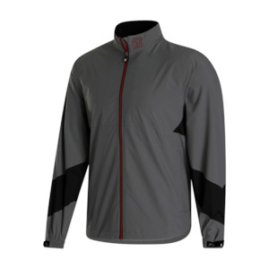 2024 FootJoy Men's Hydrolite X Long Sleeve Rain Jacket - Charcoal / Black