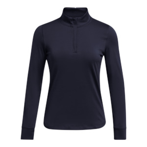 2024 Under Armour Women's Playoff 1/4 Zip Pullover - Midnight Navy/White