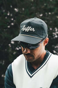 2024 Huffer Golf 5 Panel Polo Cap/Par 97 - Green