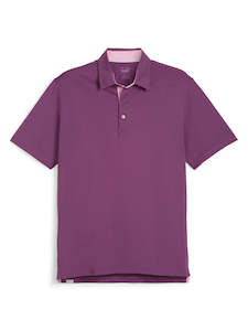 2024 Puma Men's MATTR Brigade Polo - Crushed Berry