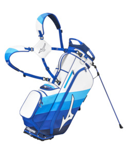 2025 Mizuno Tour Stand Golf Bag - White/Blue