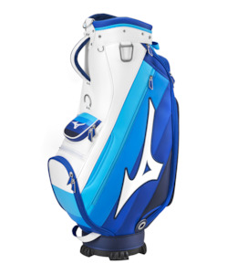 2025 Mizuno Tour Staff Midsize Golf Bag - White/Blue