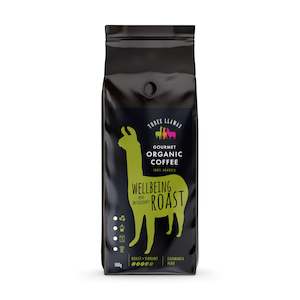 Three Llamas Coffee Organic Wellbeing Roast