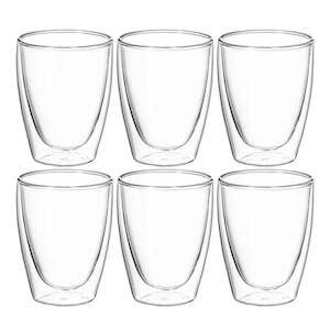 Avanti Twin Wall Glass Cafe (Set of 6)