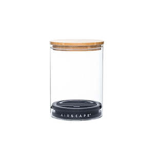 Airscape Glass/ Bamboo 7" Medium Container - 450g