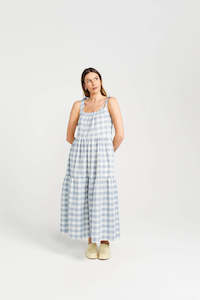 Tie Up Ziggy Dress | Marine Check