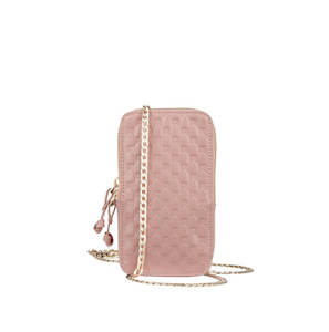 Accessories: Monogram Mini Bag | Pink Patent