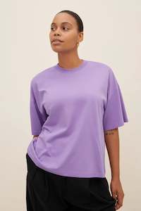 Oversized Boxy Tee | Violet