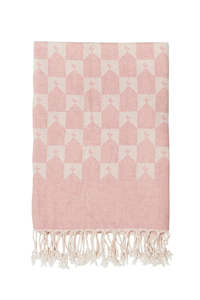 Monogram Turkish Towel | Pink