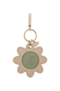 Karen Walker: Daisy Keyring | Macadamia/Sage