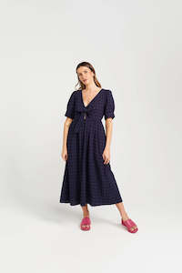 Dazzling Dress | Navy Check