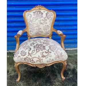 Reproduction Louis XV Armchair