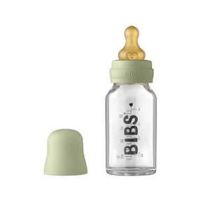 Clothing: Bibs Glass Baby Bottle Set / 110ml - Sage