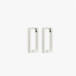 Clothing: Feel Recycled Earrings - Silver Plated