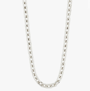 Clothing: Feel Recycled Necklace - Silver Plated