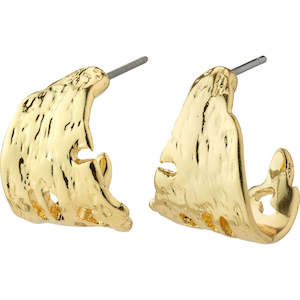 Clothing: Brenda Recycled Earrings - Gold Plated