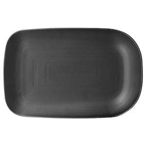 Clothing: Linear Textured Platter - Black