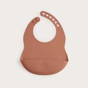 Tiny Table Silicone catch bib / Clay