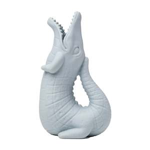 Scrunch Crocodile Jug - Duck Egg Blue