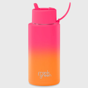 Clothing: Limited Edition Ceramic Reusable Drink Bottle - Summer Sunset (1litre)