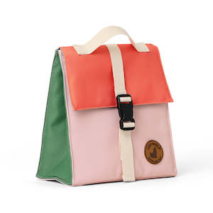 Clothing: Insulated Lunch Bag - Sunset Colour Block