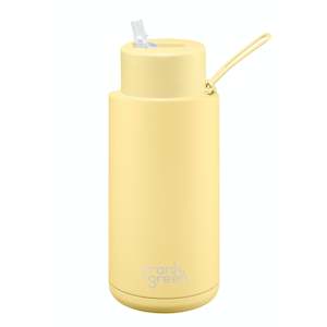 Ceramic Reusable Drink Bottle - Buttermilk (1litre)