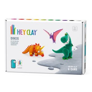 Hey Clay - Dinos (PTERODACTYLUS, TRICERATOPS, TYRANNOSAURUS)