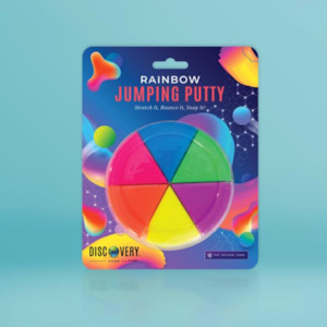 Discovery Zone Rainbow Jumping Putty