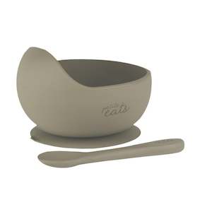 Petite Eats Silicone bowl + Spoon - Sage