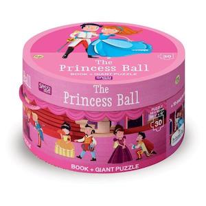 Sassi Book and Giant Puzzle - The Princess Ball / 30 pcs