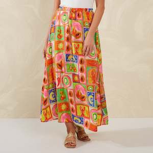 Portofino Maxi Skirt - Spritz