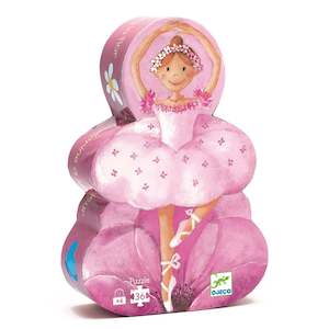 Clothing: Djeco Ballerina  Flower 36 piece puzzle