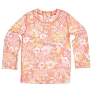 L/S Swim Rashie - Tea Rose