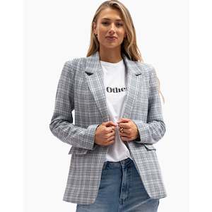 Clothing: The Check Blazer - Blue Check